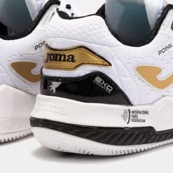 JOMA Zapatillas T.Point 23 Federación Internacional Pádel Clay Hombre Blanco Oro -Deportiva Ropa Tienda TPOINS2372P 5