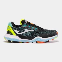 JOMA Zapatillas Point 22 Pista Dura Unisex Negro Verde Mx