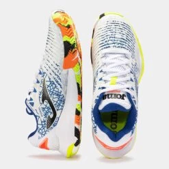 JOMA Zapatillas Point 22 Pista Dura Unisex Blanco -Deportiva Ropa Tienda TPOINW2202T 4