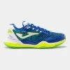 JOMA Zapatillas Point 22 Pista Dura Unisex Royal Amarillo Flúor -Deportiva Ropa Tienda TPOINW2204T 1