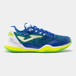 JOMA Zapatillas Point 22 Pista Dura Unisex Royal Amarillo Flúor