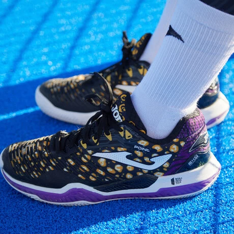 JOMA Zapatillas Point 22 Alba Galán Clay Unisex Negro Morado 4 JOMA Zapatillas Point 22 Alba Galán Clay Unisex Negro Morado - Imagen 2