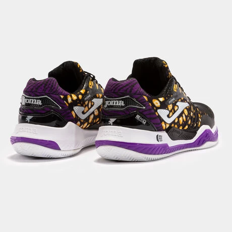 JOMA Zapatillas Point 22 Alba Galán Clay Unisex Negro Morado 5 JOMA Zapatillas Point 22 Alba Galán Clay Unisex Negro Morado - Imagen 3