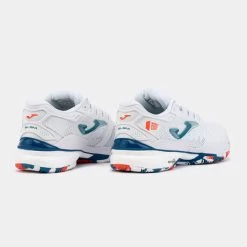 JOMA Zapatillas Slam Men 23 Clay Hombre Blanco Petróleo -Deportiva Ropa Tienda TSLAMW2332C 3