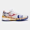 JOMA Zapatillas T.Slam 23 World Padel Tour - Wpt Clay Mujer Blanco Royal