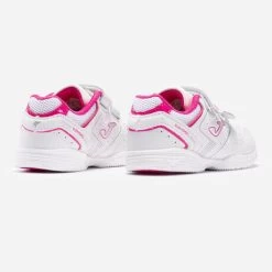 JOMA Zapatillas Casual School 21 Junior Blanco Fucsia -Deportiva Ropa Tienda WSCHOW2110V 4