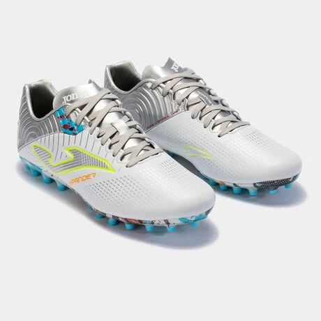 JOMA Botas Fútbol Xpander 23 Césped Artificial AG Blanco Plata 4 JOMA Botas Fútbol Xpander 23 Césped Artificial AG Blanco Plata - Imagen 2