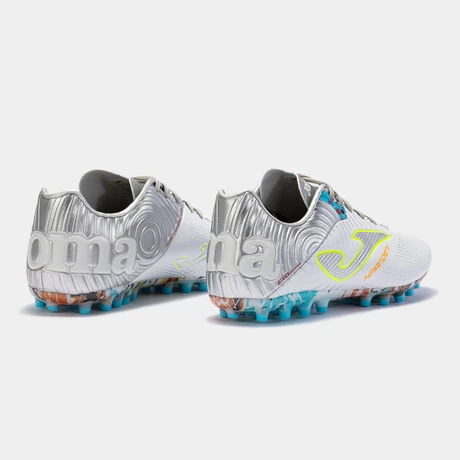 JOMA Botas Fútbol Xpander 23 Césped Artificial AG Blanco Plata 5 JOMA Botas Fútbol Xpander 23 Césped Artificial AG Blanco Plata - Imagen 3